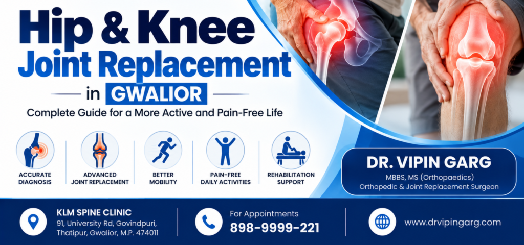 Hip & Knee Joint Replacement in Gwalior – Complete Guide