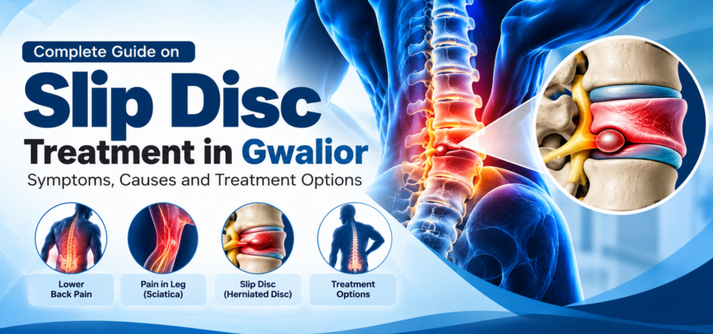 Slip Disc Treatment in Gwalior: Symptoms, Causes and Treatment Options